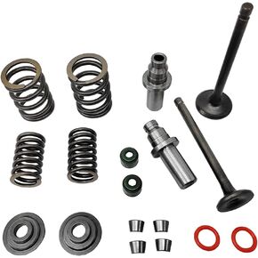 Intake Exhaust Valves with Seals Spring & Valve Guide Kit Compatible for Honda XR100R XR80R CRF100F CRF80F NSF100 XL100S 1979-2013 in Kuwait