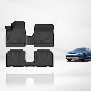 All Weather Cargo Liner Custom for 2024 2023 2022 Hyundai Ioniq 5 & Ioniq 5 N 2025 Fit Cargo Mat Floor Mat Trunk Mat Hyundai Ioniq 5 Trunk Liner Black Accessories