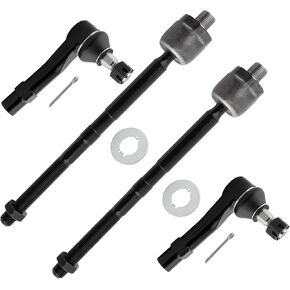 BOXI 4pcs Front Inner and Outer Tie Rod End Links Fit for Ford Explorer Sport 2001-2003 / for Ford Explorer Sport Trac 2001-2005 - 4.0L V6 | ES3667 EV81003 in Saudi Arabia