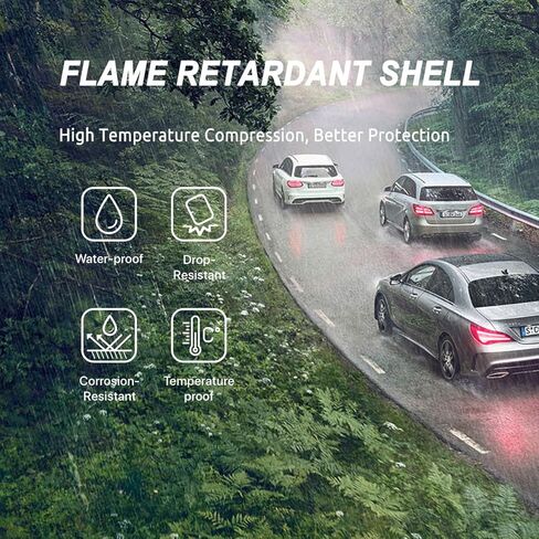 4PCS Car Door Lights Logo Projector, Led Door Courtesy Welcome Lights Compatible with Mercedes Benz A/B/C/E/ML/GL/GLE/GLC/GLA/M Series Accessories in Kuwait