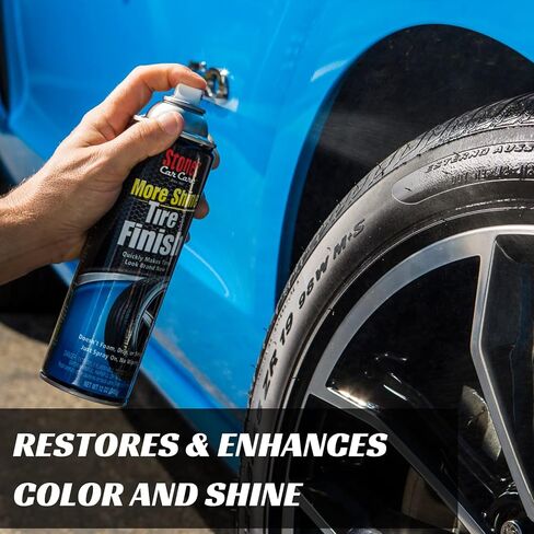Stoner Car Care 91094 12-Ounce More Shine Tire Finish Non-Greasy Spray Enhances and Restores Your Tires Natural Color, Pack of 1 in Saudi Arabia