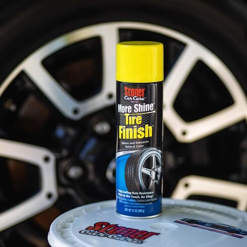 Stoner Car Care 91094 12-Ounce More Shine Tire Finish Non-Greasy Spray Enhances and Restores Your Tires Natural Color, Pack of 1 in Saudi Arabia