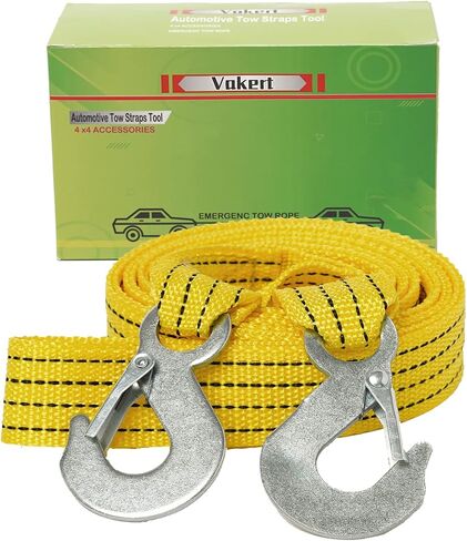 Heavy Duty Tow Strap- 6614 LB Break Strength,Recovery Tow Strap Use for Emergency Road Towing Rope in Saudi Arabia