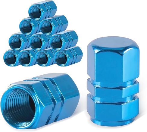 Car Tire tire Valve Cap Valve stem Cover, 12PCS Valve stem Cap,for Automobiles, SUV, Motorcycles, Bicycles, and Trucks, Universal tire Valve stem Cap (Black) in Kuwait