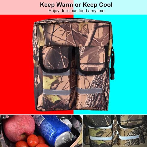CKEGUO ATV Saddle Bag,Waterproof Insulated pocket Motorcycle Tank Bag with Reflective Strips - Cargo Tank Phone Bag Storage Luggage for ATV UTV Bicycle Snowmobile in Saudi Arabia