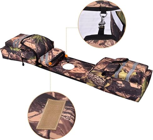 CKEGUO ATV Saddle Bag,Waterproof Insulated pocket Motorcycle Tank Bag with Reflective Strips - Cargo Tank Phone Bag Storage Luggage for ATV UTV Bicycle Snowmobile in Saudi Arabia