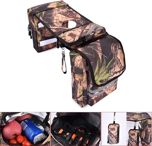 CKEGUO ATV Saddle Bag,Waterproof Insulated pocket Motorcycle Tank Bag with Reflective Strips - Cargo Tank Phone Bag Storage Luggage for ATV UTV Bicycle Snowmobile in Saudi Arabia