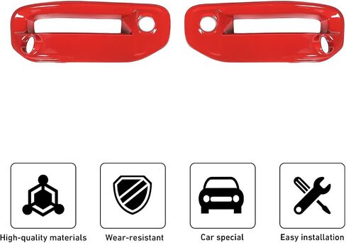 Linskip Front Bumper Fog Light Protector Cover Compatible with RAM 1500 2019 2020 2021 2022 2023 2024, Fog Light Cover for RAM Exterior Accessories(Black) in Saudi Arabia