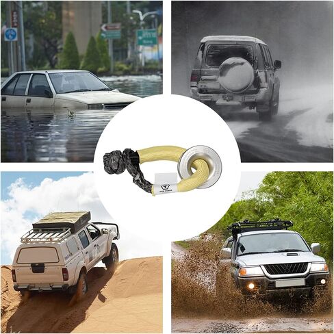 IRON POWER Winch Snatch Recovery Ring 41,000 lbs for Soft Shackle (Silver) in Saudi Arabia