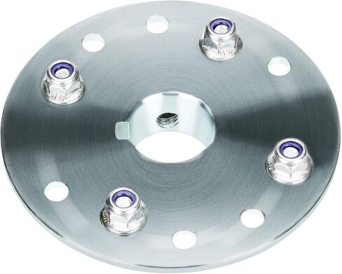 YOXUFA Go Kart Sprocket Hub 1 بوصة تتحمل 1/4 بوصة مجموعة أدوات Keyway مع سلسلة #35 60T ضرس محرك خلفي 4 فتحات لعربة الذهاب أجزاء الدراجة الصغيرة الفضية in Saudi Arabia
