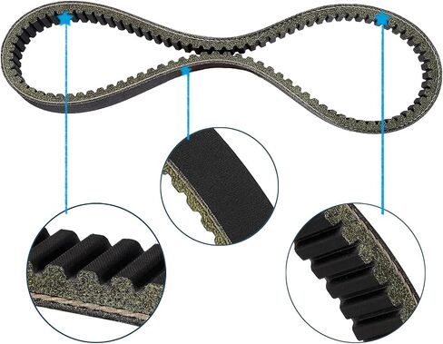 J55-G6241-00 Golf Cart Drive Belt for Yamaha G2 G5 G8 G9 G11 G14 G16 G22, Clutch Drive Belt for Yamaha G2-G29(Without G3) in Saudi Arabia