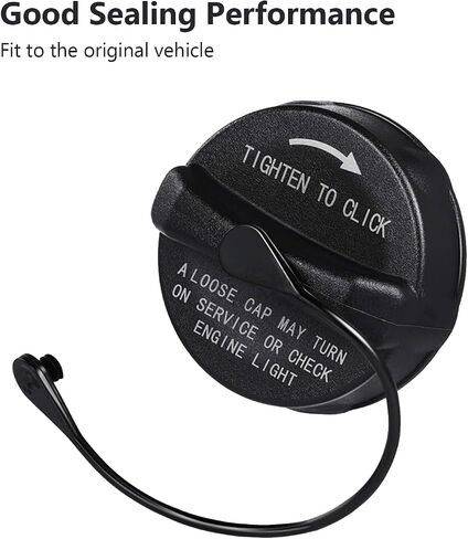 1 PC Car Gas Cap, Fuel Tank Filler Cap, for Chrysler Fuel Tank Cap Dodge Fuel Tank Cap, Replace 52030377AB 5278632AG (Black) in Saudi Arabia