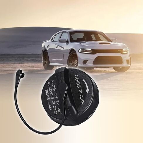 1 PC Car Gas Cap, Fuel Tank Filler Cap, for Chrysler Fuel Tank Cap Dodge Fuel Tank Cap, Replace 52030377AB 5278632AG (Black) in Saudi Arabia