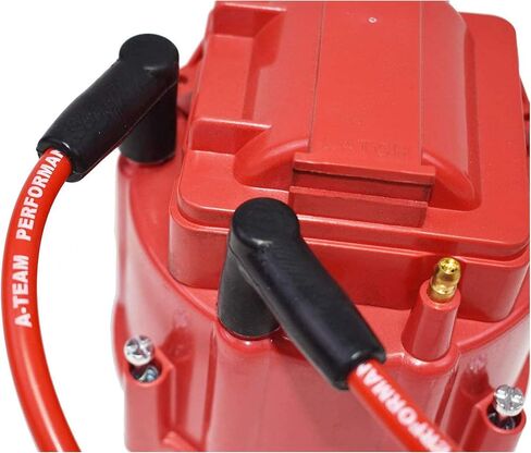 A-Team Performance - Silicone Spark Plug Wires Set Automotive Wire Accessories - Compatible with Chevy Chevrolet GMC V6 V8 4.3L 5.0L 5.7L TBI EFI - 8.0mm Red in Saudi Arabia