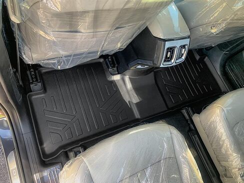SMARTLINER Custom Fit 3 Row Floor Mats & Cargo Liner Behind 3rd Row Set Compatible with 2021-2023 Kia Sorento Hybrid in Saudi Arabia