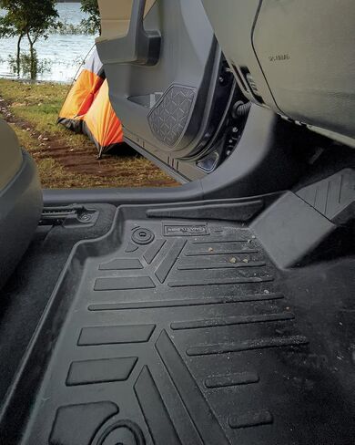 SMARTLINER Custom Fit 3 Row Floor Mats & Cargo Liner Behind 3rd Row Set Compatible with 2021-2023 Kia Sorento Hybrid in Saudi Arabia