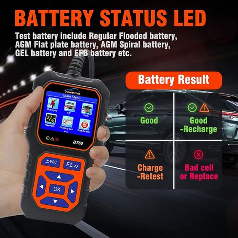 أجهزة DonosHome المحمولة، الماسح الضوئي OBD2، قارئ رمز خطأ المحرك، مؤشر مستوى البطارية، إطار تجميد الفولتميتر، بحث DTC، مستشعر O2، نظام الاستعداد Crangking، سيارة اختبار منذ عام 1996 in Kuwait