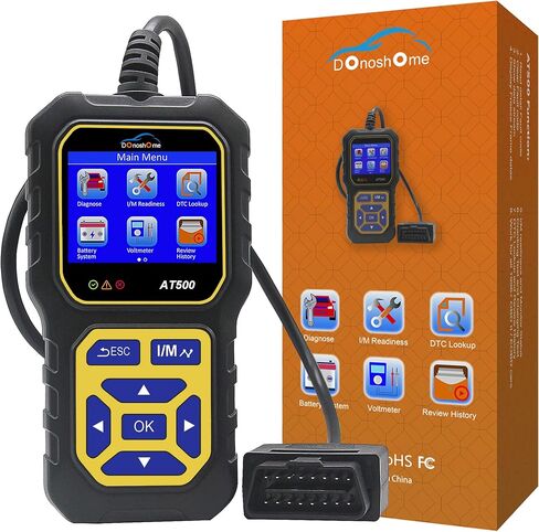 أجهزة DonosHome المحمولة، الماسح الضوئي OBD2، قارئ رمز خطأ المحرك، مؤشر مستوى البطارية، إطار تجميد الفولتميتر، بحث DTC، مستشعر O2، نظام الاستعداد Crangking، سيارة اختبار منذ عام 1996 in Kuwait