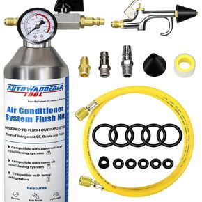 مجموعة أدوات تدفق التيار المتردد من AutoWanderer أداة تدفق الهواء مجموعة أدوات تنظيف الهواء / مكيف الهواء R134a R12 R22 R410a R404a in Kuwait