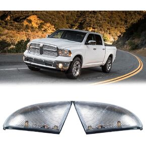 LED Side Mirror Turn Signal Light Lamp Assembly Blinker Smoked Puddle Lamp Compatible with Dodge Ram 1500 2500 2010-2018, Ram 1500 Classic 2019-2022, Replacement for 68064949AA 68064948AA in Kuwait