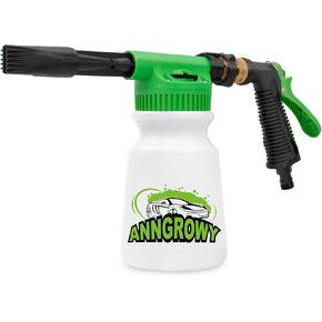 anngrowy غسيل السيارات رغوة بندقية الصابون غسيل السيارات رغوة مدفع لخرطوم الحديقة رغوة البخاخ غسيل السيارات الصابون رغوة بندقية لخرطوم الحديقة رغوة مدفع الناسف خرطوم رغوة مدفع بندقية موصل سريع لأي خرطوم حديقة in Kuwait