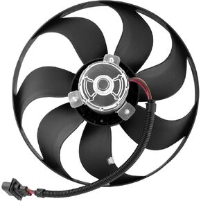 YMAUGP Engine Radiator Cooling Fan Assembly For Audi TT 2000-2004, TT Quattro 2000-2002 & For Volkswagen Clasico 2011-2014, Golf 1999-2004, Jetta 1999-2005, Left Side, Replace# 6X0959455F in Saudi Arabia