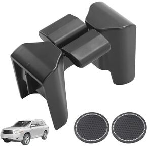 Cup Holder Insert Divider,Cup Holder Drink Holder Separator Center Console Compatible with 2002-2007 Toyota Highlander Replaces 41021 55604-48020