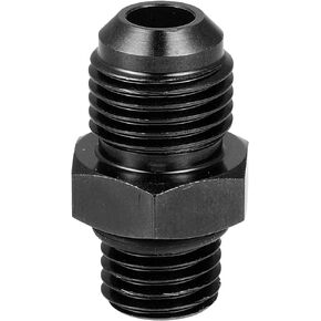 X AUTOHAUX أسود 6AN ذكر إلى M18 x 1.5 مم ذكر متري خيط تركيب محول مضيئة الاتحاد المقرنة خط زيت الوقود خرطوم نهاية سبائك الألومنيوم المناسب محول للسيارة in Saudi Arabia