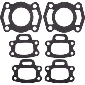 طقم حشوات مشعب العادم والحشية وأنبوب الرأس 420950253 420850638 متوافق مع SeaDoo GS, GTI, SPX, Challenger 720, Speedster SK, Sportster L in Kuwait