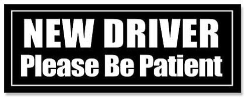سائق مغناطيسي جديد يرجى التحلي بالصبر مغناطيس للسيارات والشاحنات والمصدات، صنع في الولايات المتحدة الأمريكية (4 × 12 بوصة) in Kuwait
