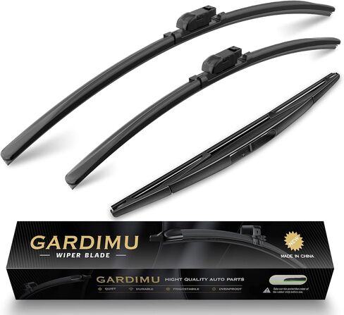 GARDIMU استبدال ل 2018-2023 سوبارو Crosstrek ممسحة زجاج أمامي شفرة-3 قطع من شفرات ممسحة النافذة الأمامية والخلفية للسيارة in Kuwait