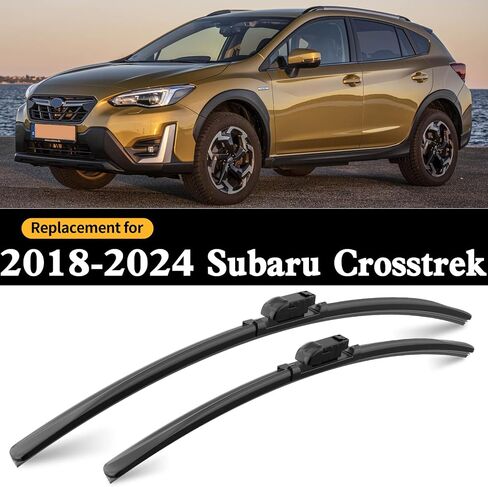 GARDIMU استبدال ل 2018-2023 سوبارو Crosstrek ممسحة زجاج أمامي شفرة-3 قطع من شفرات ممسحة النافذة الأمامية والخلفية للسيارة in Kuwait