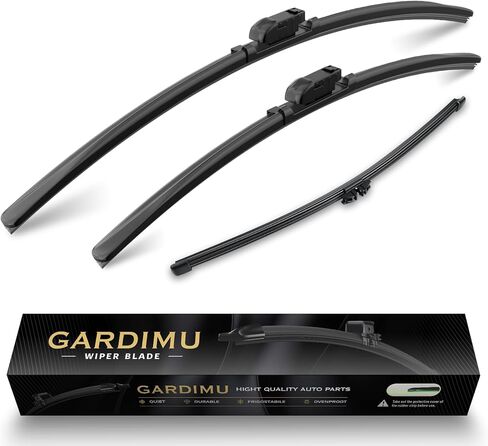 GARDIMU استبدال ل 2018-2023 سوبارو Crosstrek ممسحة زجاج أمامي شفرة-3 قطع من شفرات ممسحة النافذة الأمامية والخلفية للسيارة in Kuwait