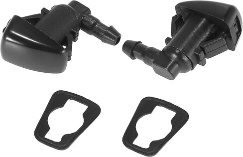 ACROPIX Front Windshield Washer Nozzles Fit for Chevy Traverse with Hose Connector - Pack of 7 Black in Saudi Arabia