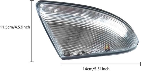 LED Side Mirror Turn Signal Light Lamp Assembly Blinker Smoked Puddle Lamp Compatible with Dodge Ram 1500 2500 2010-2018, Ram 1500 Classic 2019-2022, Replacement for 68064949AA 68064948AA in Kuwait