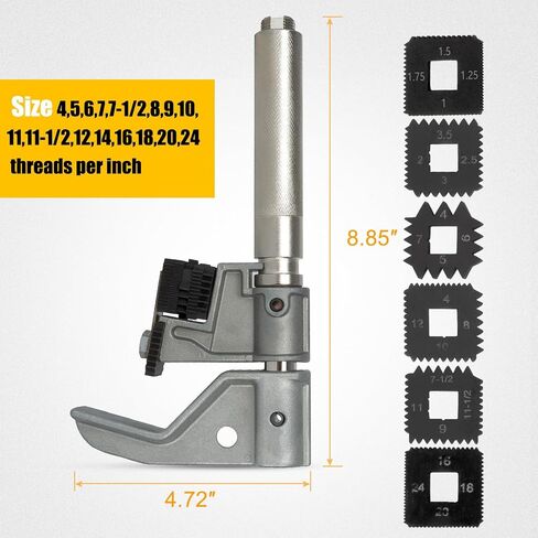 طقم إصلاح الخيط Wztepng 7402 يستخدم مطارد الخيط الخارجي العالمي لـ 1-1 / 4 "إلى 5" O.D in Saudi Arabia