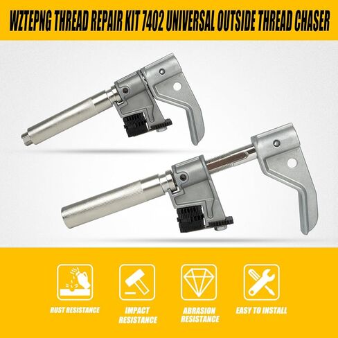 طقم إصلاح الخيط Wztepng 7402 يستخدم مطارد الخيط الخارجي العالمي لـ 1-1 / 4 "إلى 5" O.D in Saudi Arabia