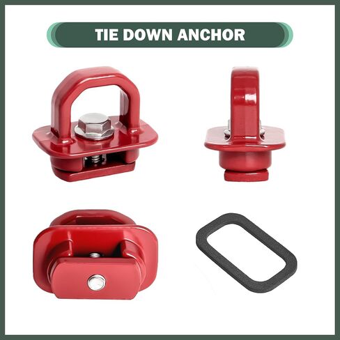 مرساة حائط جانبية من الألومنيوم من Phamyor تناسب 2007-2023 Chevy Silverado/GMC Sierra، 2015-2023 Chevy Colorado/GMC Canyon، خطافات شحن لسرير الشاحنة، DZ97903، أسود، 9 قطع in Kuwait