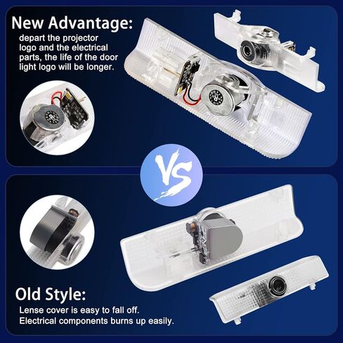 مصابيح باب LED لا تبهت من فيركوي بشعار العلامة التجارية اكسسوارات مصابيح ترحيبية متوافقة مع نيسان باثفايندر 2013-2016 - قطعتين in Kuwait