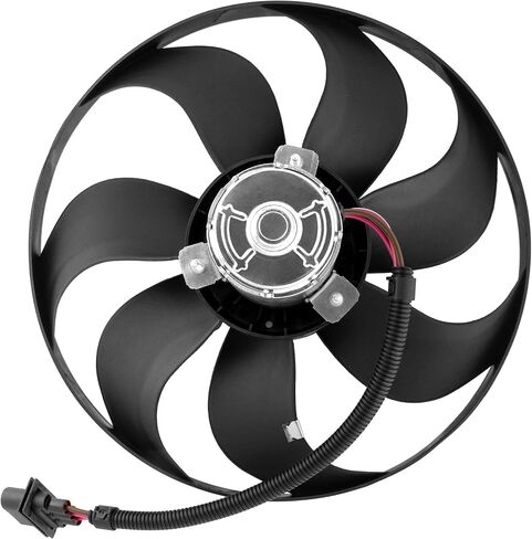 YMAUGP Engine Radiator Cooling Fan Assembly For Audi TT 2000-2004, TT Quattro 2000-2002 & For Volkswagen Clasico 2011-2014, Golf 1999-2004, Jetta 1999-2005, Left Side, Replace# 6X0959455F in Saudi Arabia