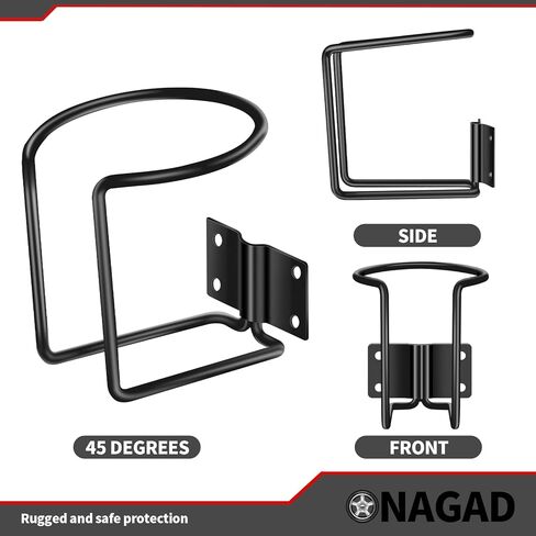 حامل أكواب مكون من قطعتين من حاملات علب الرش من الفولاذ المقاوم للصدأ على الحائط، منظم زجاجات المياه متعدد الاستخدامات وحامل حامل للقوارب واليخوت وجرار العشب وشاحنة تهذيب الحشائش وحافلة المدرسة وورشة عمل المرآب ومقطورة التخييم RV in Kuwait