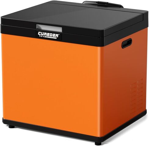 ثلاجة محمولة 30 كوارت 12 فولت (-78 درجة فهرنهايت ~ 52 فهرنهايت) فريزر سيارة 28 لتر مع ضاغط 110-240 فولت تيار متردد للتخييم والشاحنات والسيارات الترفيهية والسفر والقارب والاستخدام المنزلي من كيوردر in Kuwait