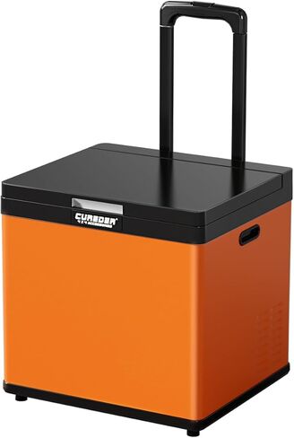 ثلاجة محمولة 30 كوارت 12 فولت (-78 درجة فهرنهايت ~ 52 فهرنهايت) فريزر سيارة 28 لتر مع ضاغط 110-240 فولت تيار متردد للتخييم والشاحنات والسيارات الترفيهية والسفر والقارب والاستخدام المنزلي من كيوردر in Kuwait