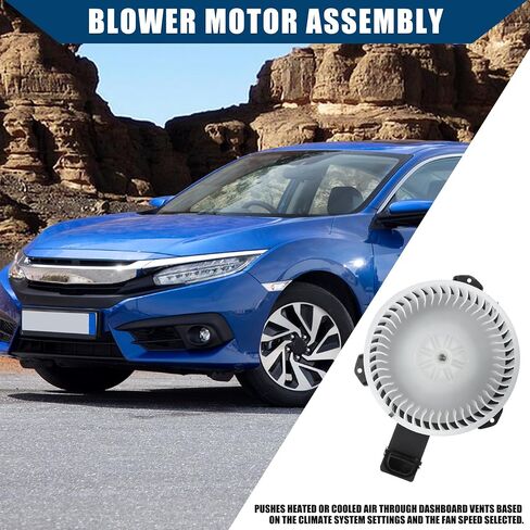 Hihaha No.79310-T0A-A01 / Blower Motor Assembly for Honda Accord 2013-2017 for Honda CR-V 2012-2016 / HVAC Heater Blower Motor Fan / Durable / Plastic / 1 Pc / Black in Saudi Arabia