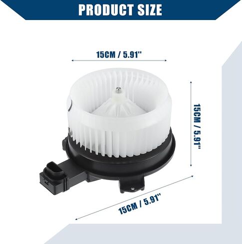 Hihaha No.79310-T0A-A01 / Blower Motor Assembly for Honda Accord 2013-2017 for Honda CR-V 2012-2016 / HVAC Heater Blower Motor Fan / Durable / Plastic / 1 Pc / Black in Saudi Arabia