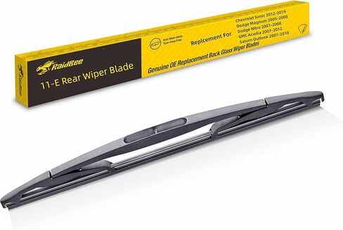RaidBee Rear Wiper Blade 11 inch, Replacement for Chevrolet Sonic,Dodge Magnum,Dodge Nitro,GMC Acadia,Saturn Outlook,Rear Wiper Blades for Automotive Replacement Windshield Wiper Blades(11-E) in Kuwait