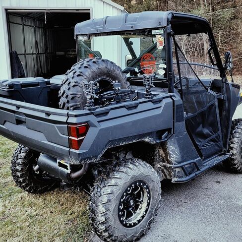 KEMIMOTO Spare Tire Mount UTV Spare Tire Carrier Compatible with Polaris Ranger 500 1000 XP General 1000 26-33 Inch Spare Tire Carrier Rack in Saudi Arabia