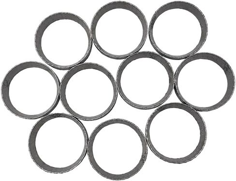 JINFANNIBI 10 PCS Tapered Exhaust Port Gaskets Compatible for Harley-Davidson Big Twin Softail Touring 1984-present Dyna in Kuwait