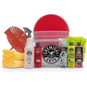 Chemical Guys HOL121 Best Car Wash Bucket Kit, (Safe for Cars, Trucks, SUVs, RVs & More) 11 Items in Kuwait