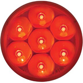 GG Grand General 76586 Amber/Clear Light (2.5" Low Profile Pearl 7 LED Dual/3Wires)
